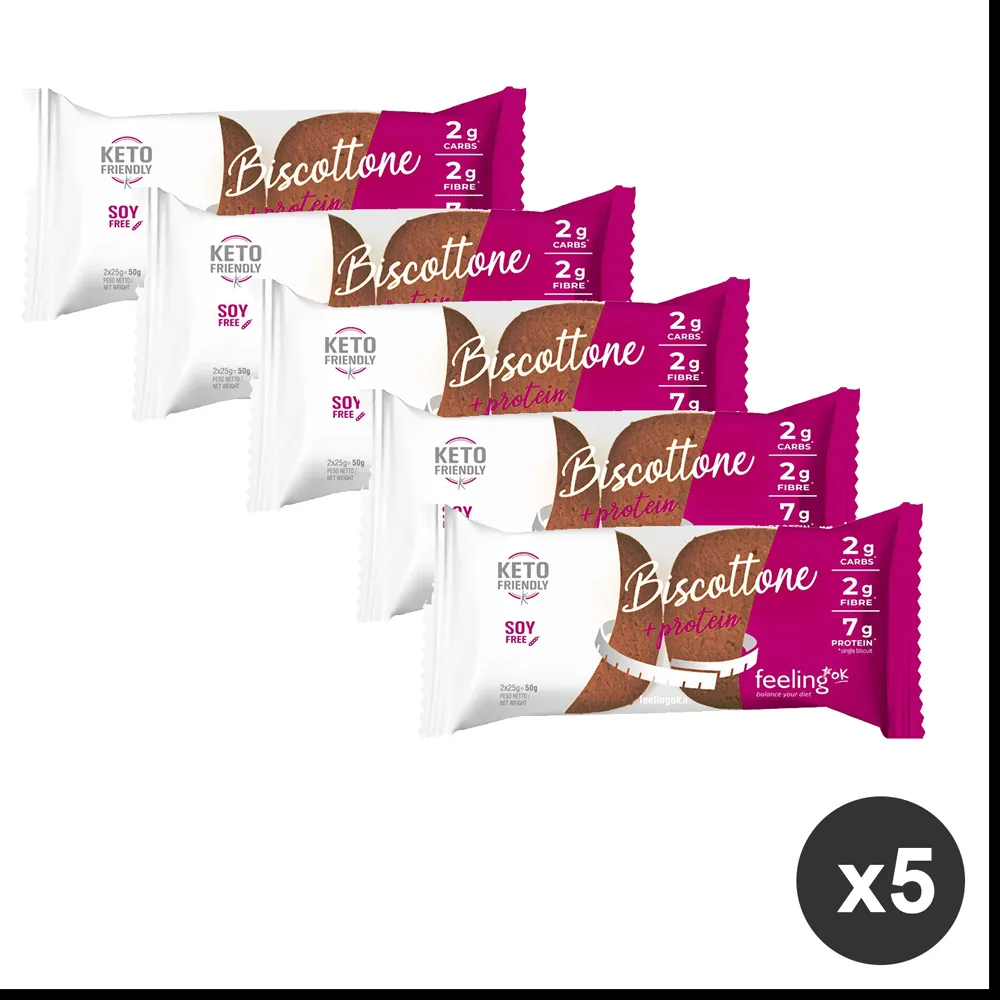 Feeling Ok Biscottoni snack chetogenico al cacao