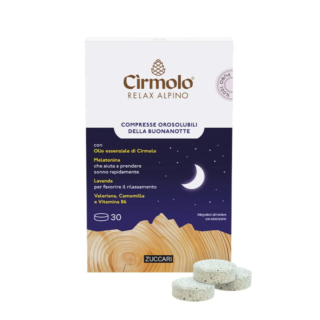 Cirmolo Compresse Orosolubili della Buonanotte – Zuccari