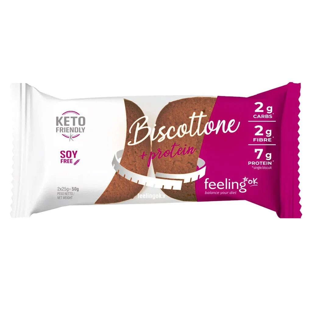 Feeling Ok Biscottoni snack chetogenico al cacao - immagine 2