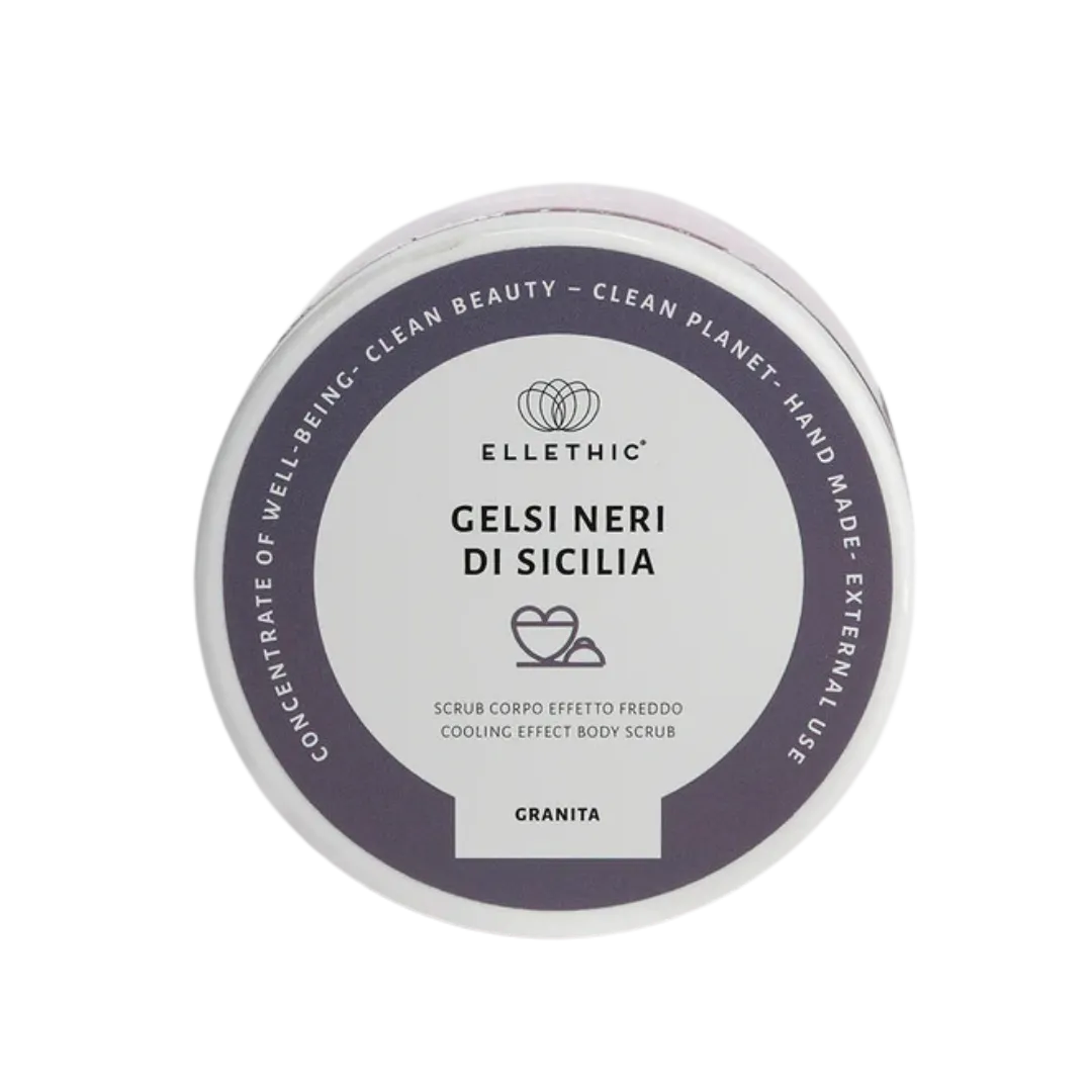 Granita Scrub Corpo Effetto Freddo Gelsi Neri di Sicilia – Ellethic