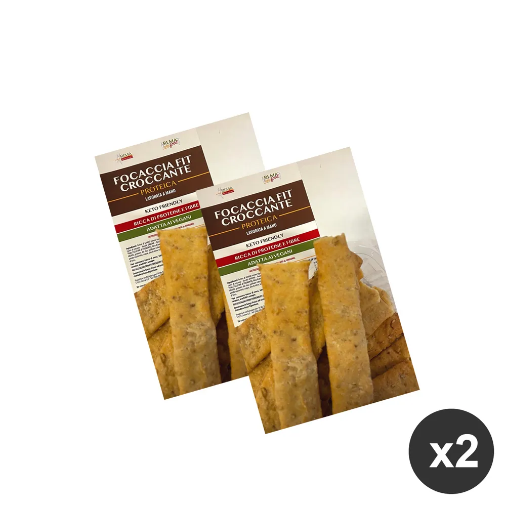 Kit risparmio 2 Focacce croccanti al gusto naturale Ri ma