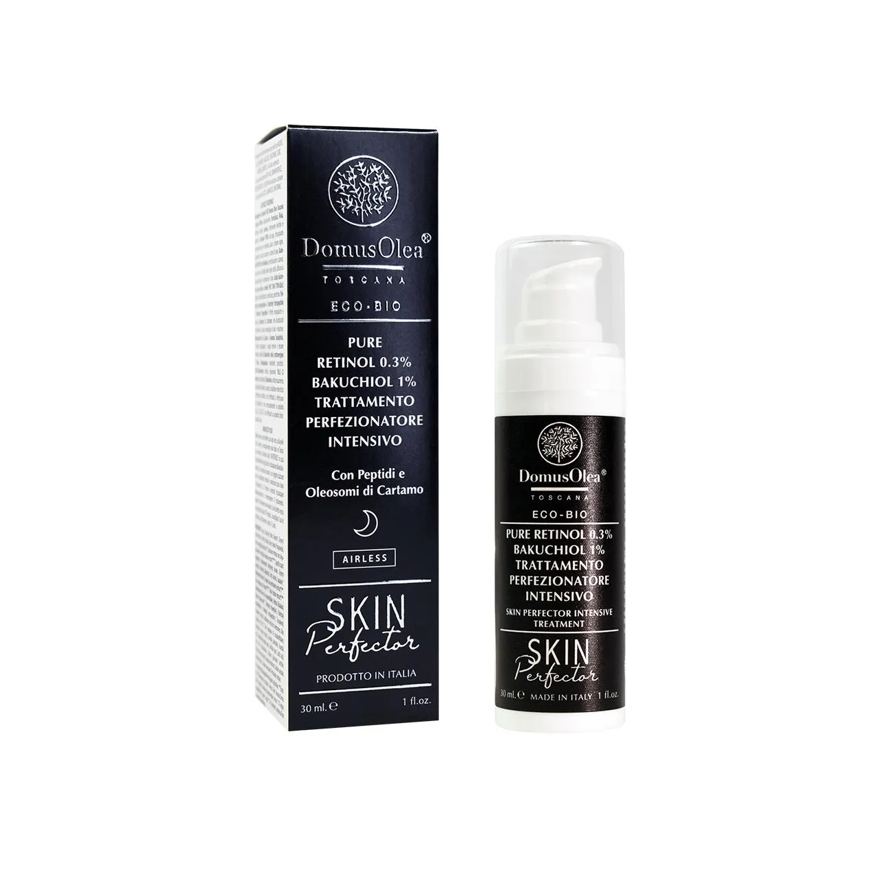 Skin Perfector Pure Retinol 0,3% Bakuchiol 1% Trattamento Perfezionatore Intensivo – Domus Olea Toscana