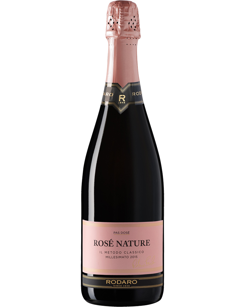 Rodaro, Nature Il Metodo Classico – 2015 Friuli DOC, Rose Pas Dose (Vino Spumante) – cl 75 x 1 bottiglia vetro