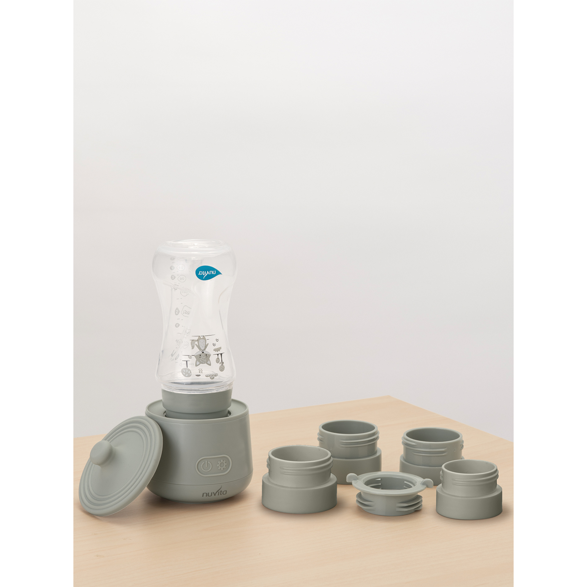 Nuvita scaldabiberon portatile universale warm’n’go sage green - immagine 5