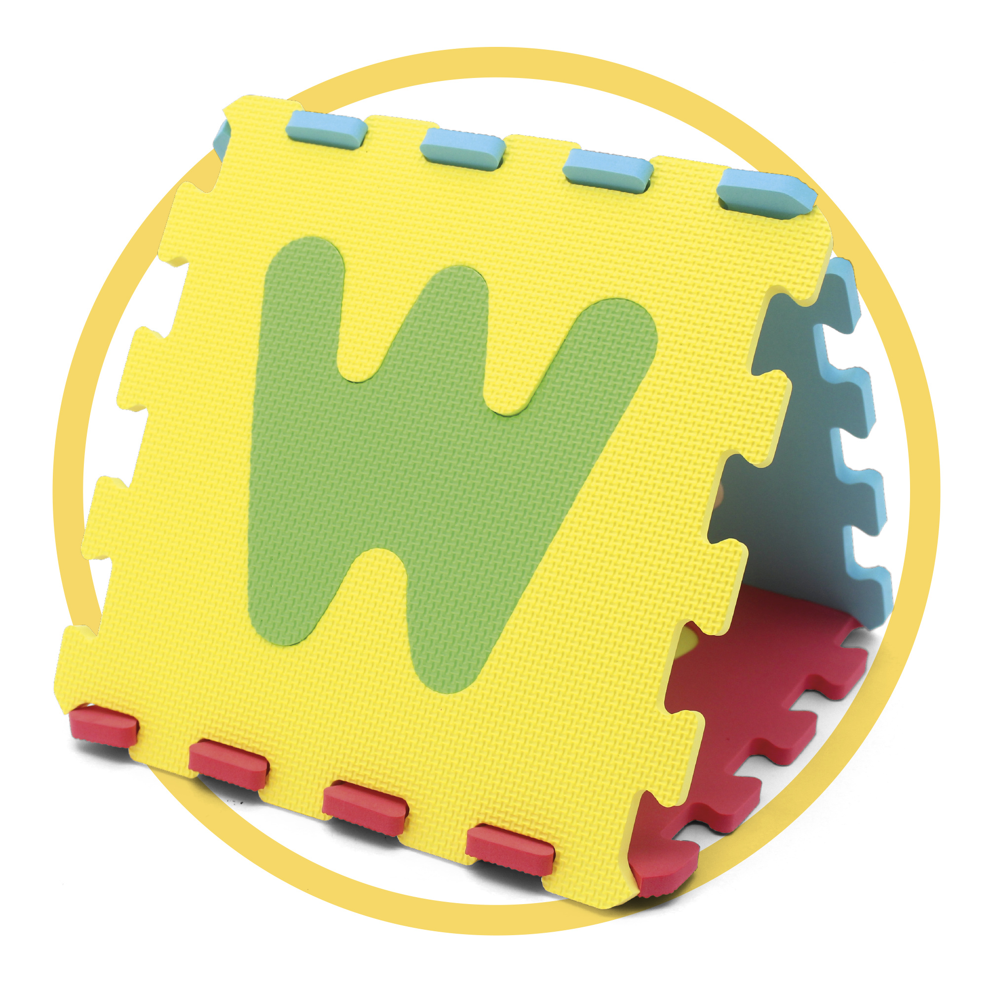 Tappeto puzzle lettere 9pz - immagine 5