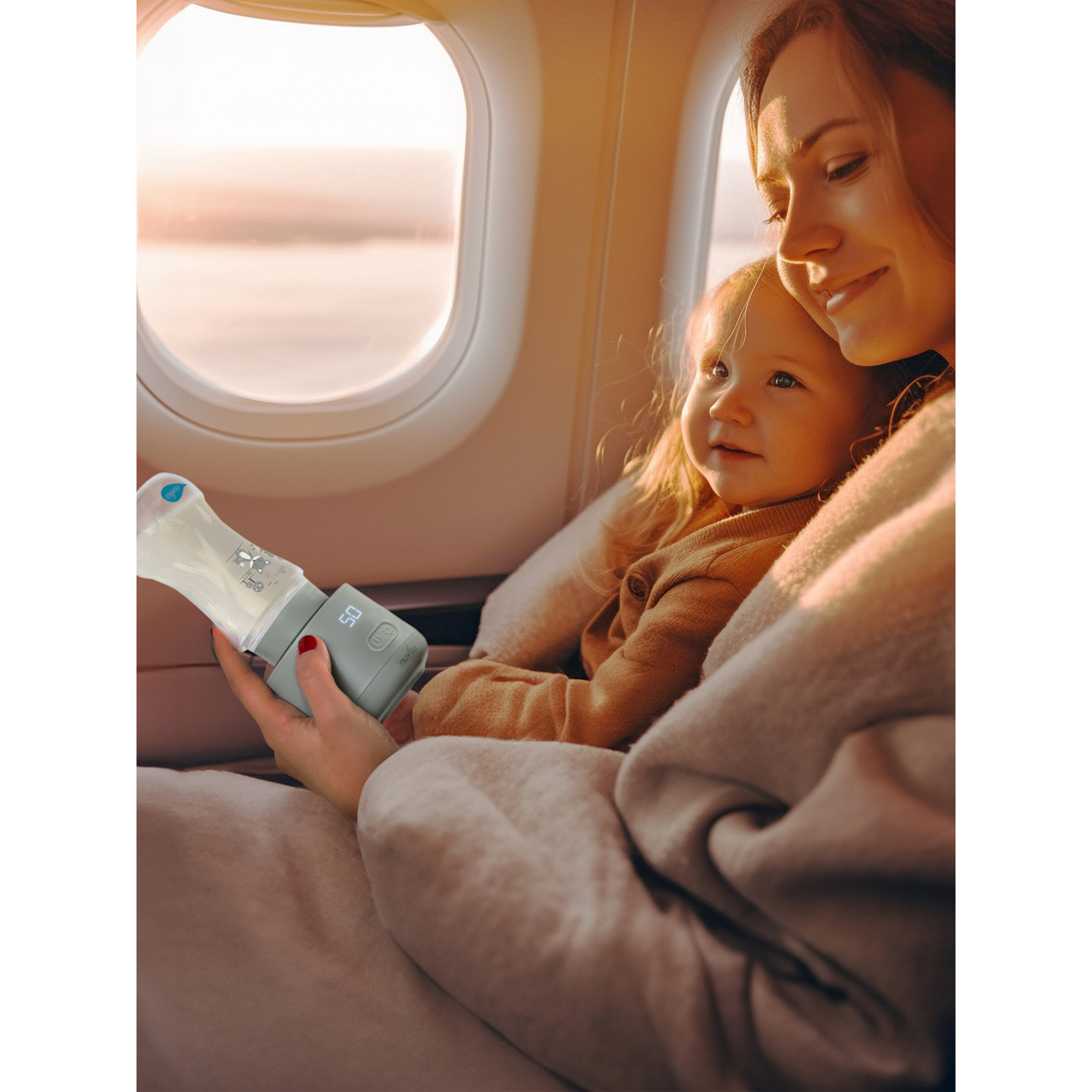 Nuvita scaldabiberon portatile universale warm’n’go sage green - immagine 7