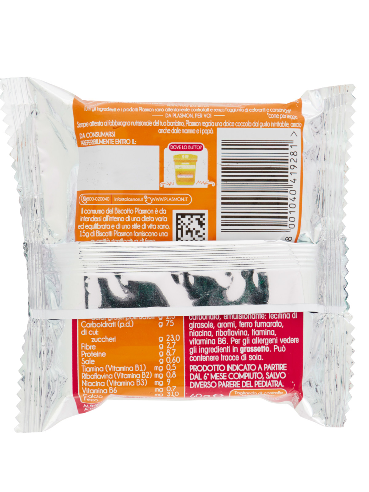 Plasmon – biscotto plasmon 60g - immagine 4