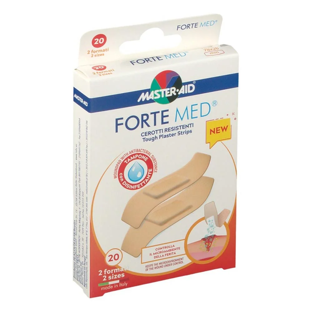 Master-Aid Forte Med Cerotti 2 Formati – 20 cerotti