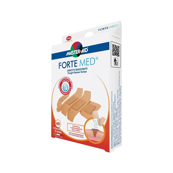 Master-Aid Forte Med Cerotto 5 Formati – 40 pezzi