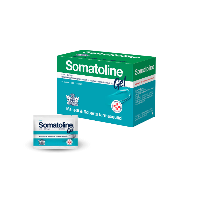 Somatoline Gel 0,1%+0,3% Anticellulite – 30 Bustine da 10g