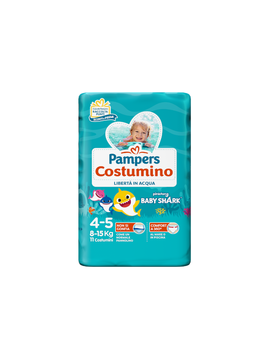 Pampers il costumino taglia 4 (8-15 kg) – 11 pz