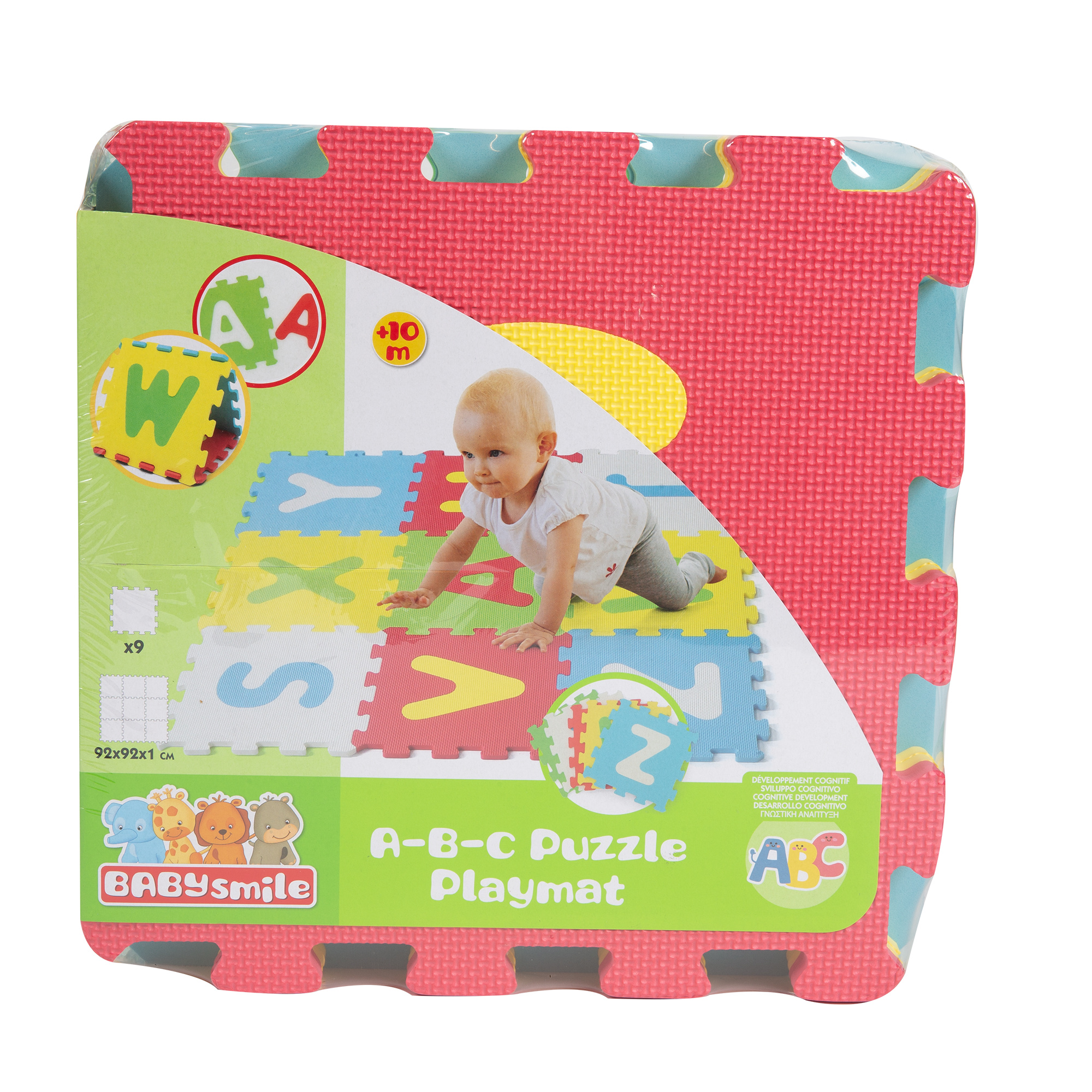 Tappeto puzzle lettere 9pz