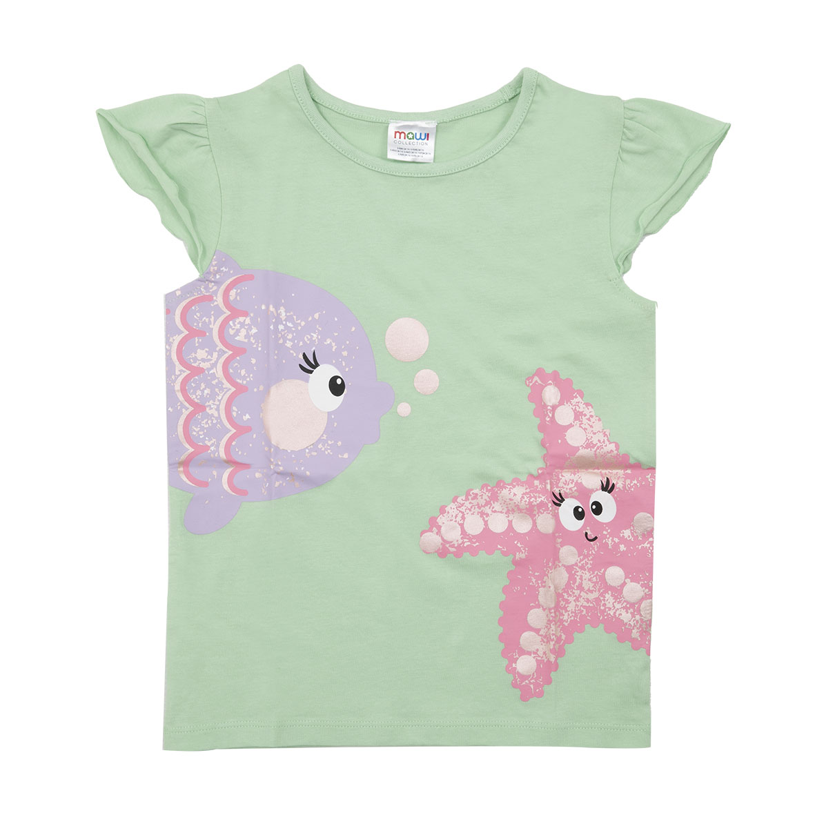 Canotta bianca bimba “magic sea”