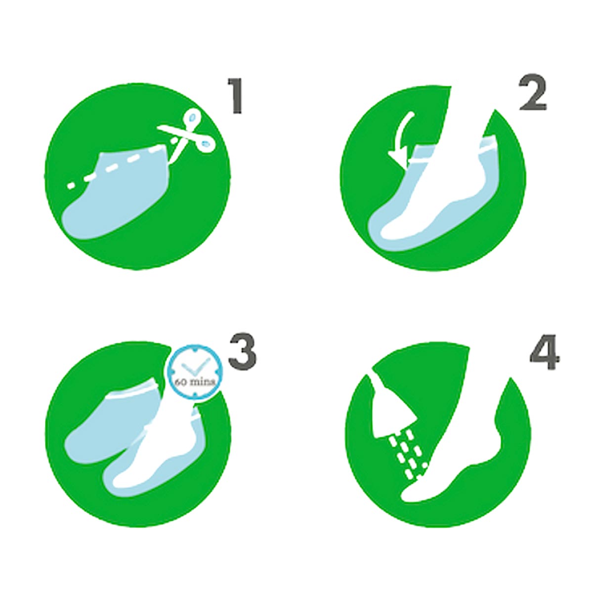 Face+ Maschera Piedi Esfoliante (Due paia per due trattamenti) - immagine 2