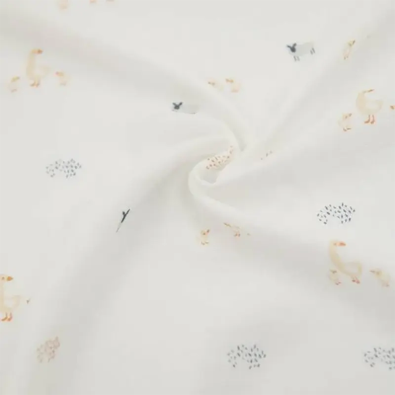 Bamboom Swaddle Mussola XL Multiuso 120x120cm – 2 pz Farm Buddies - immagine 3