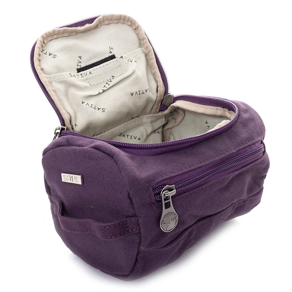 THE MINI BARREL BAG (SMALL – PLUM) – Sativa Hemp Bags - immagine 2