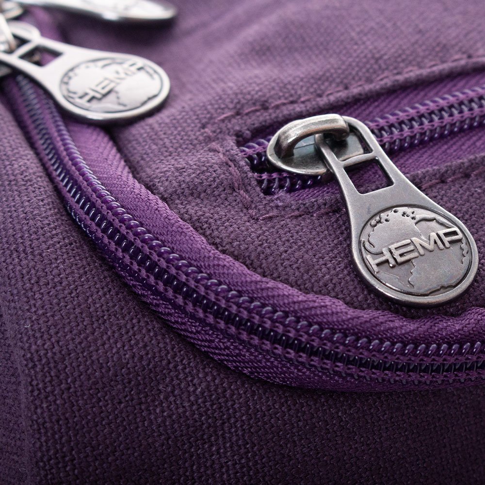 THE MINI BARREL BAG (SMALL – PLUM) – Sativa Hemp Bags - immagine 5