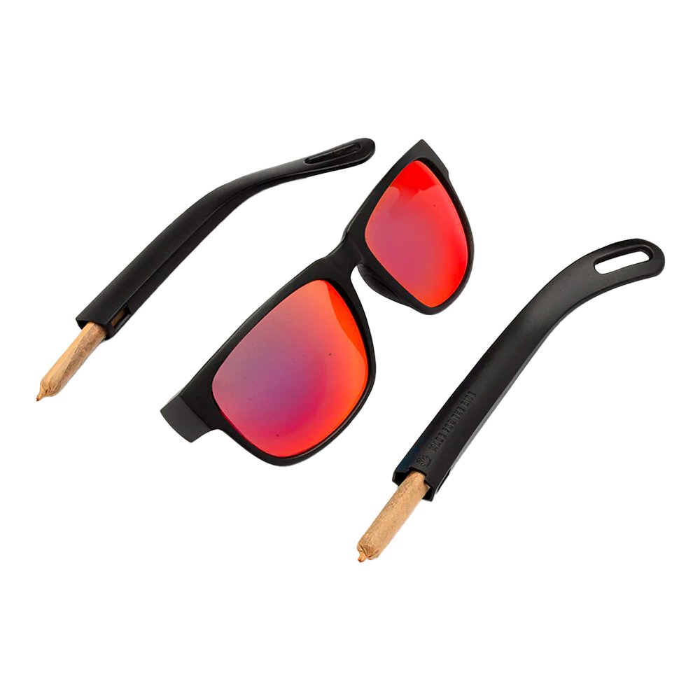 SUNGLASSES WITH HIDDEN STORAGE (MADE FOR THE RIDE / THE CLASSICS / BLAZE RED) – ViceRays - immagine 3