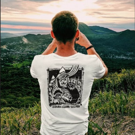 BACK TO THE REAL – T-shirt NATURAL canapa e cotone – THTC - immagine 3